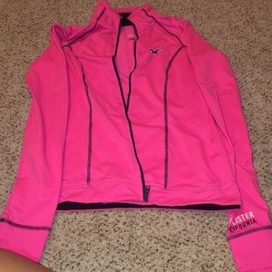 Pink workout jacket